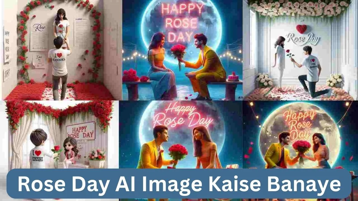 Rose Day AI Image Kaise Banaye